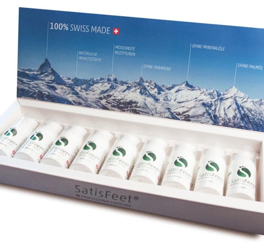 Pėdų priežiūros rinkinys (9x30 ml) SatisFeet