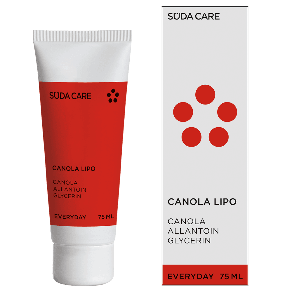 SÜDA CARE Canola Lipo kremas apkrautai pėdų odai