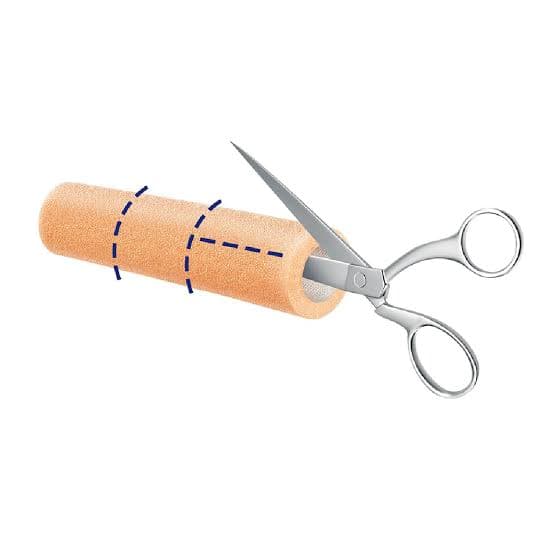 Porolono vamzdeliai ortozėms gaminti, L – 25 cm (Ø18 mm), 12 vnt.