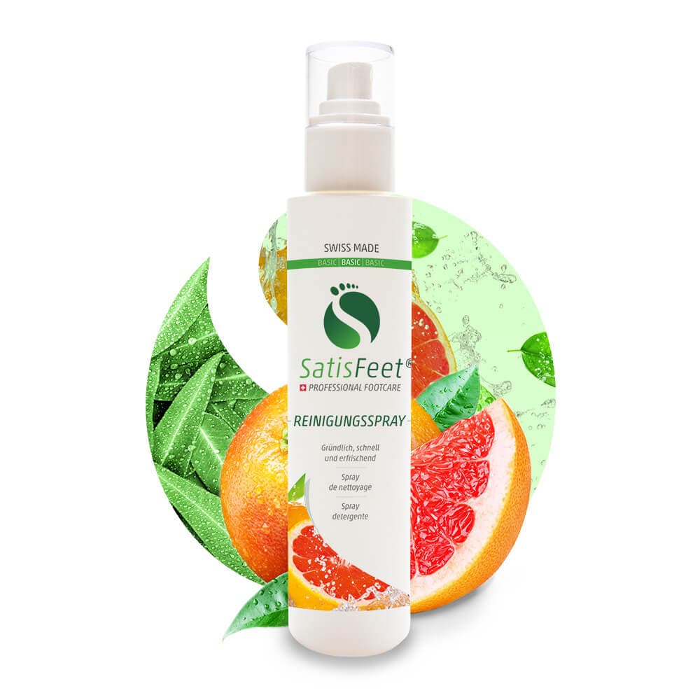 SatisFeet valomasis purškiklis prieš procedūras su greipfrutų aromatu