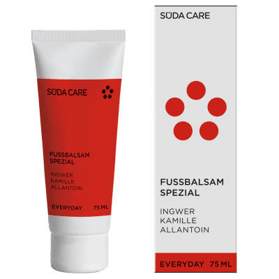 SÜDA CARE Fussbalsam Spezial – pėdų priežiūros priemonė