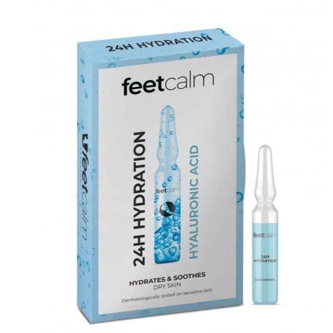 Feetcalm 24H Hydration drėkinamasis pilingo koncentratas sausai pėdų odai